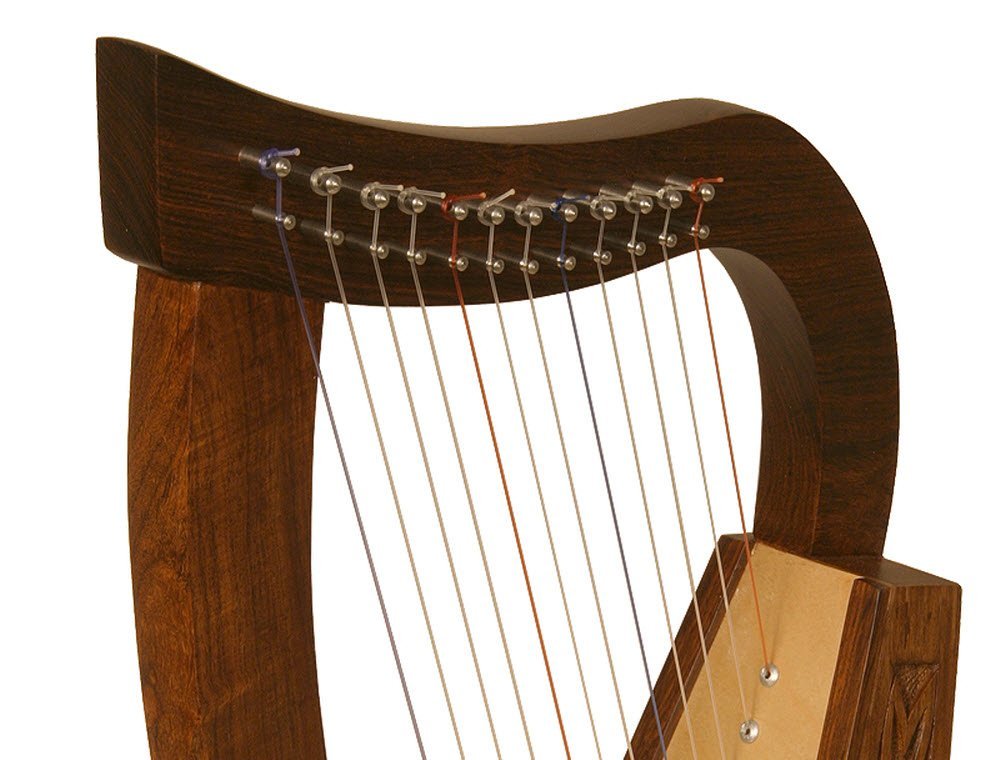 Roosebeck Baby Harp Tm, 12 Strings, Knotwork