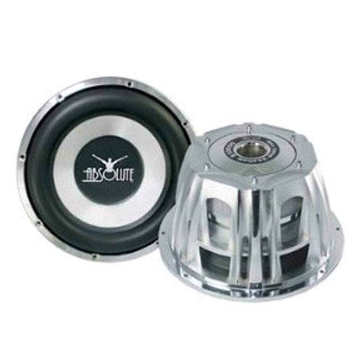 Absolute Strike Series St 1500 1000 Watt 10 Inch Dual 4 Ohm Car Subwoofer