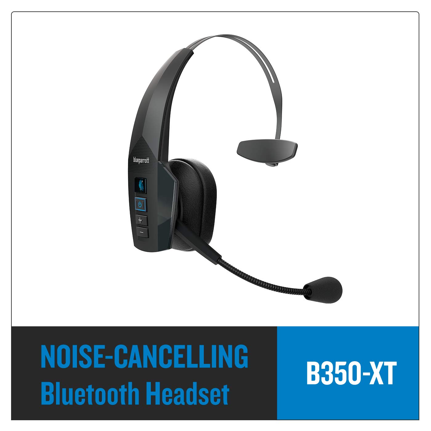Blueparrott B350 Xt Noise Cancelling Bluetooth Headset   Updated Design With Industry Leading Sound And Improved Comfort, Hands