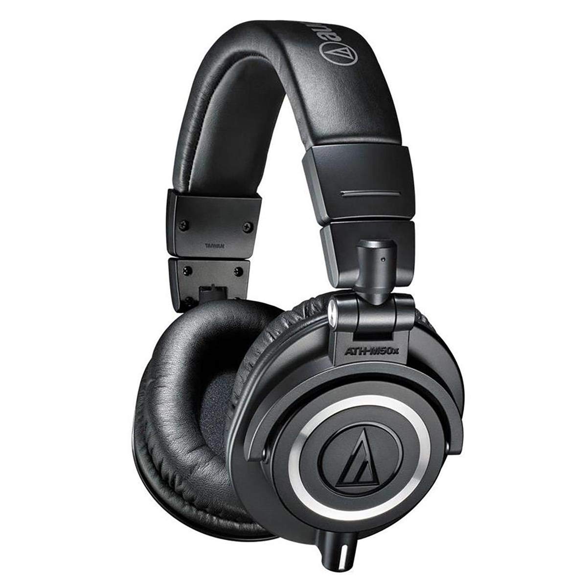 Audio-Technica Ath-M50X Professional Monitor Headphones, Black - With With H&A Genuine Sheepskin Leather Earpads