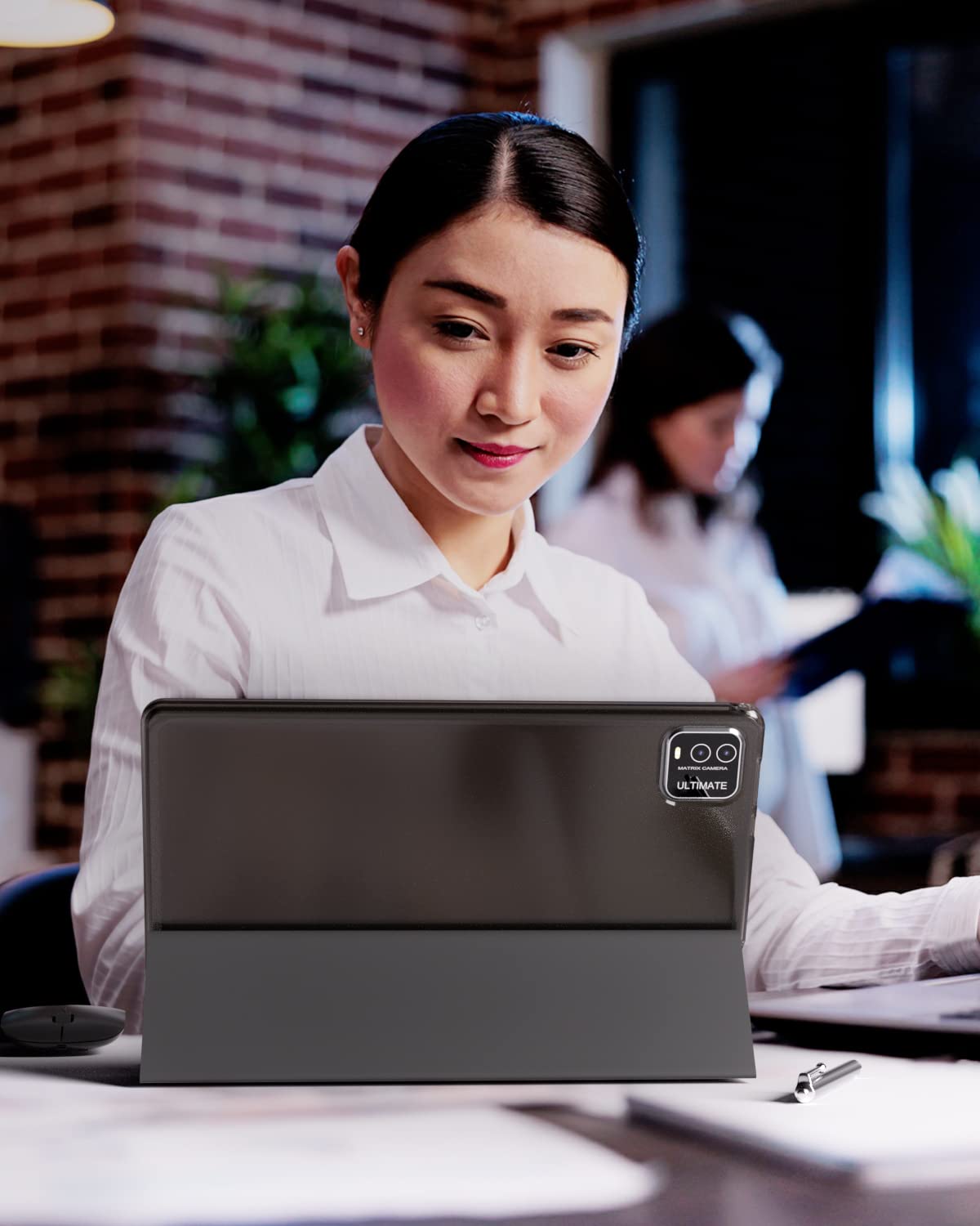 Android Tablet 10 Inch Tablets, 2 In 1 Tablet With Keyboard Include Mouse Case Stylus Tempered Film 5G Wifi Wifi6 128Gb Rom+6Gb