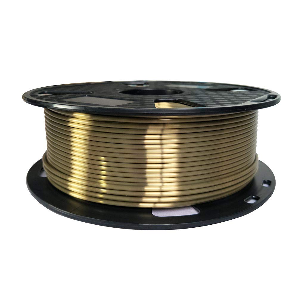 2.85Mm Silk Antique Gold Pla Filament 3Mm 3D Printer Filament 1Kg 2.2Lbs Printing Material Silky Gold Filament Metallic Bronze B
