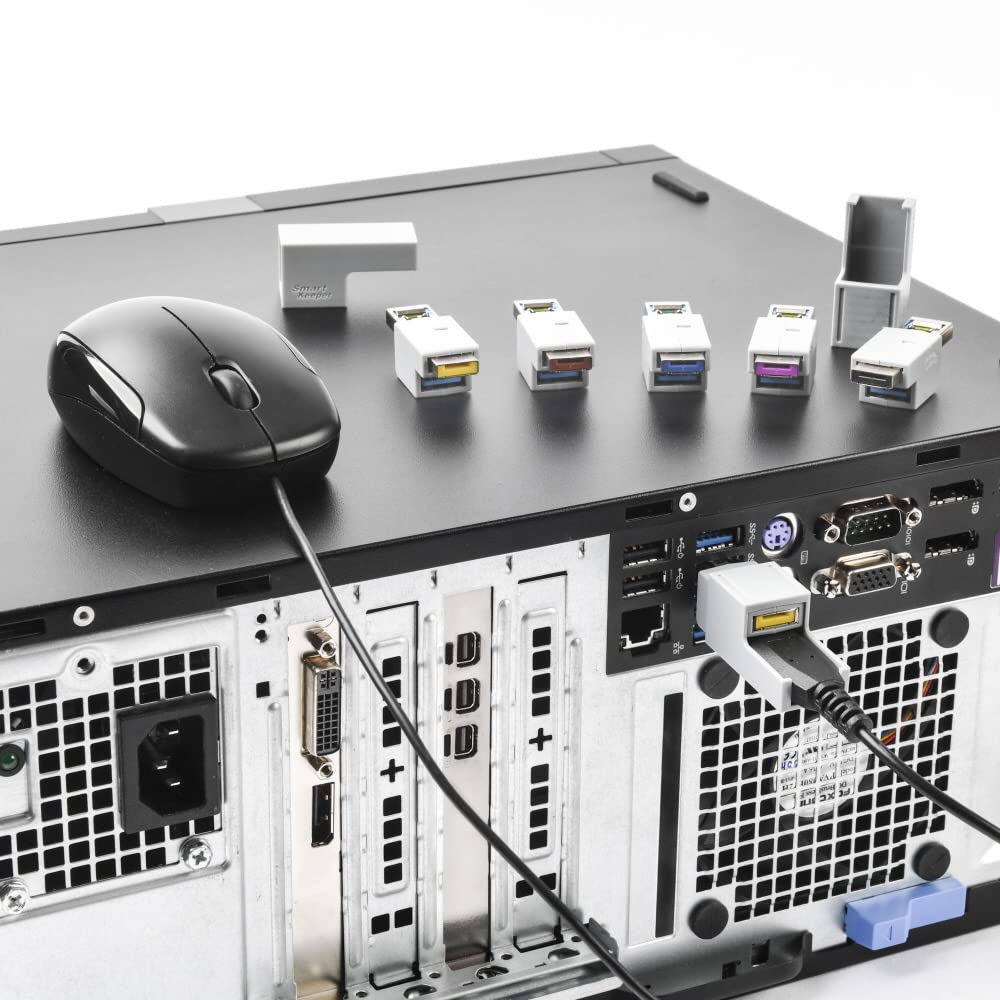 Smart Keeper Usb Cable Lock   Single Piece (Yellow)