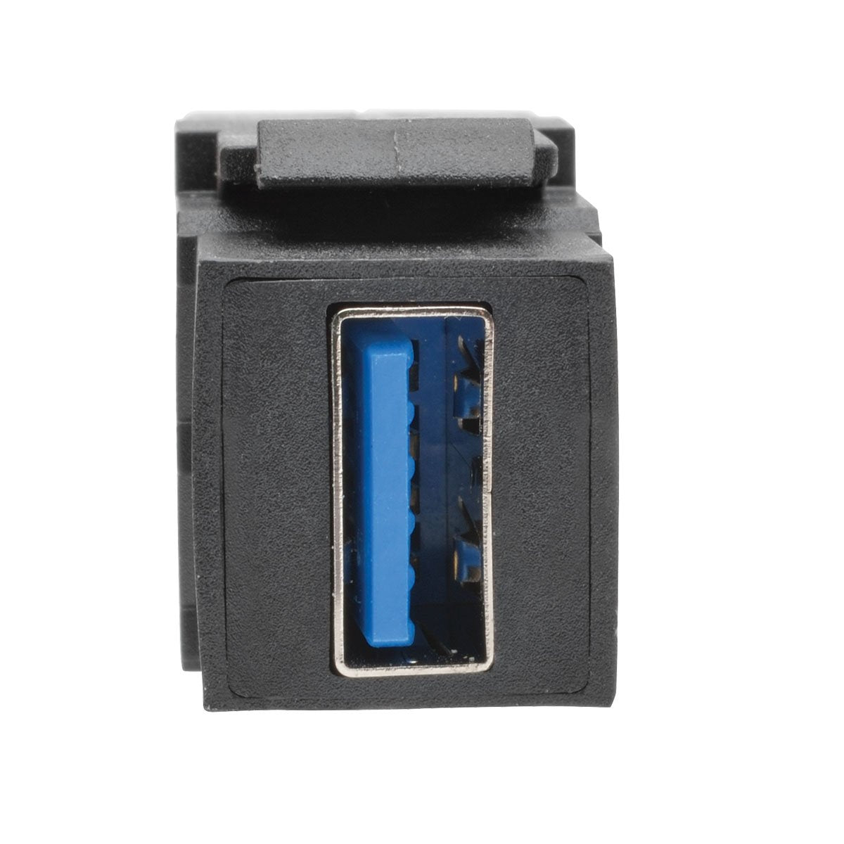 Tripp Lite Usb 3.0 Keystone/Panel Mount Extension Cable (M/F), Angled Connector, Black, 1 (U324 001 Kpa Bk)