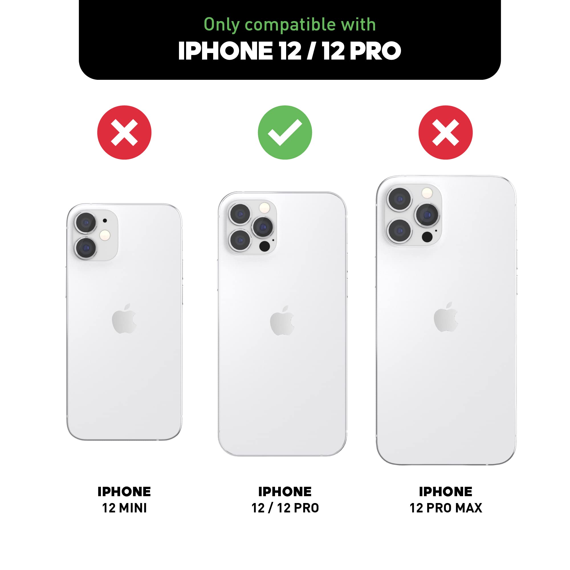 Adidas Iphone 12/12 Pro Black/White Originals Molded Phone Case, Iphone Case, Drop Resistant Phone