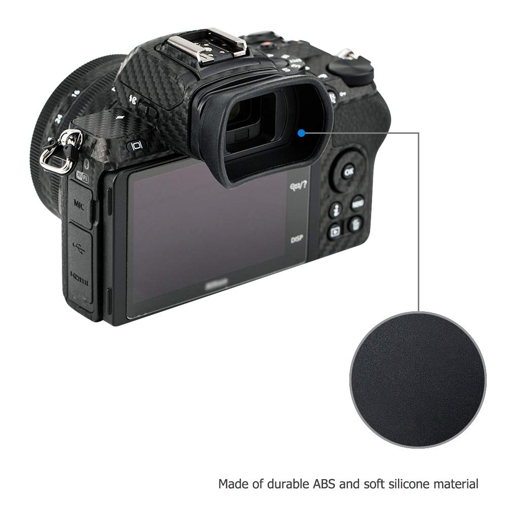 Kiwifotos Dk 30 Long Soft Viewfinder Eyecup Eyepiece For Nikon Z50 Camera, Replaces Nikon Dk 30 Eyecup