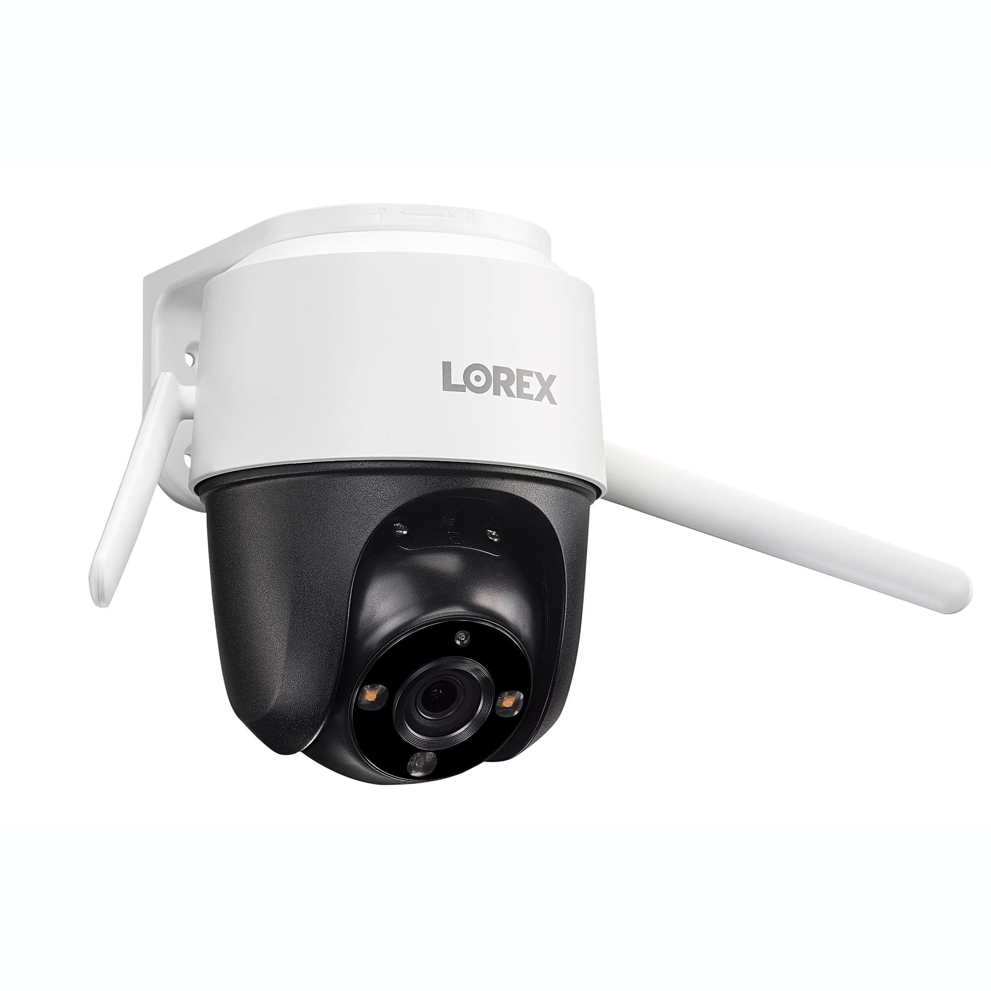 Lorex 2K Pan Tilt Indoor/Outdoor Wifi Security Camera   Home Security Camera With 360 View Auto Tracking, Color Night Vision, Pe