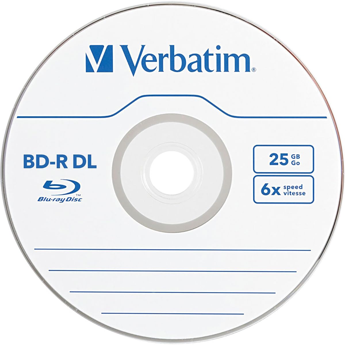 Verbatim 98356 Bd R Dl 50Gb 6X 25Pk Spindle
