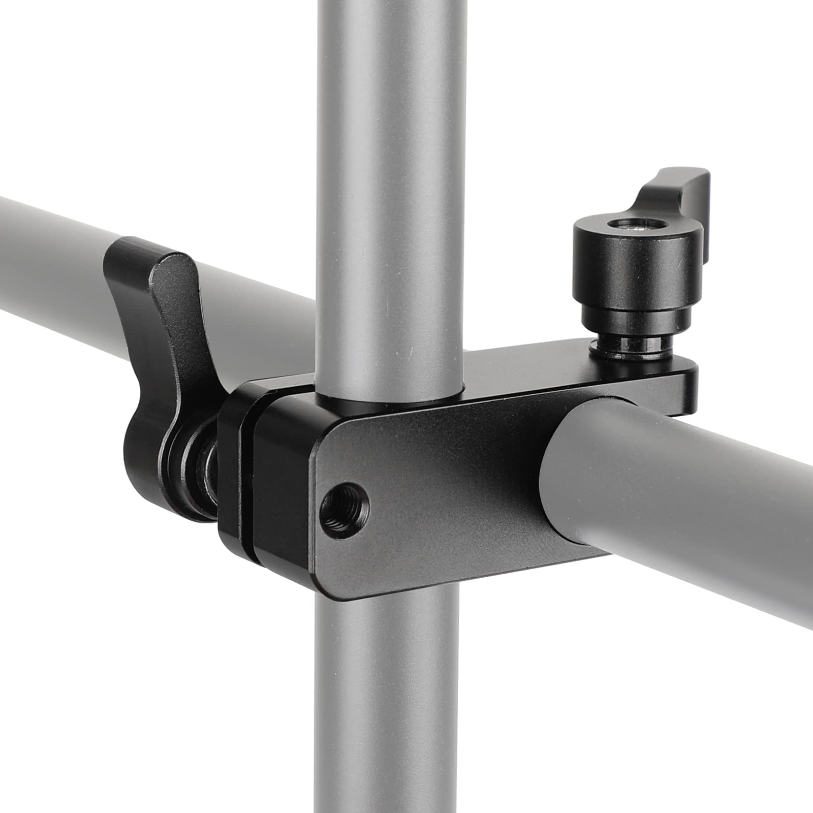 Camvate Right Angle Rod Clamp 15Mm Rod 90 Degree Rotate For Video Camera Dslr Rig(Black) - 1102