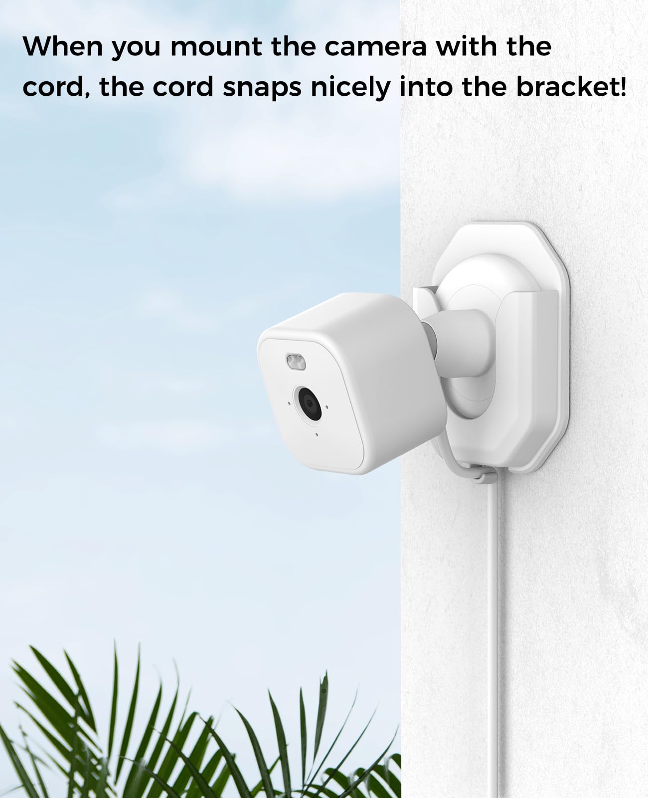 3 Pack Blink Camera Adhesive No Drill Wall Mount Bracket For Blink Mini /Mini 2 /Blink Outdoor 4 /Blink Indoor Cameras, No Drill