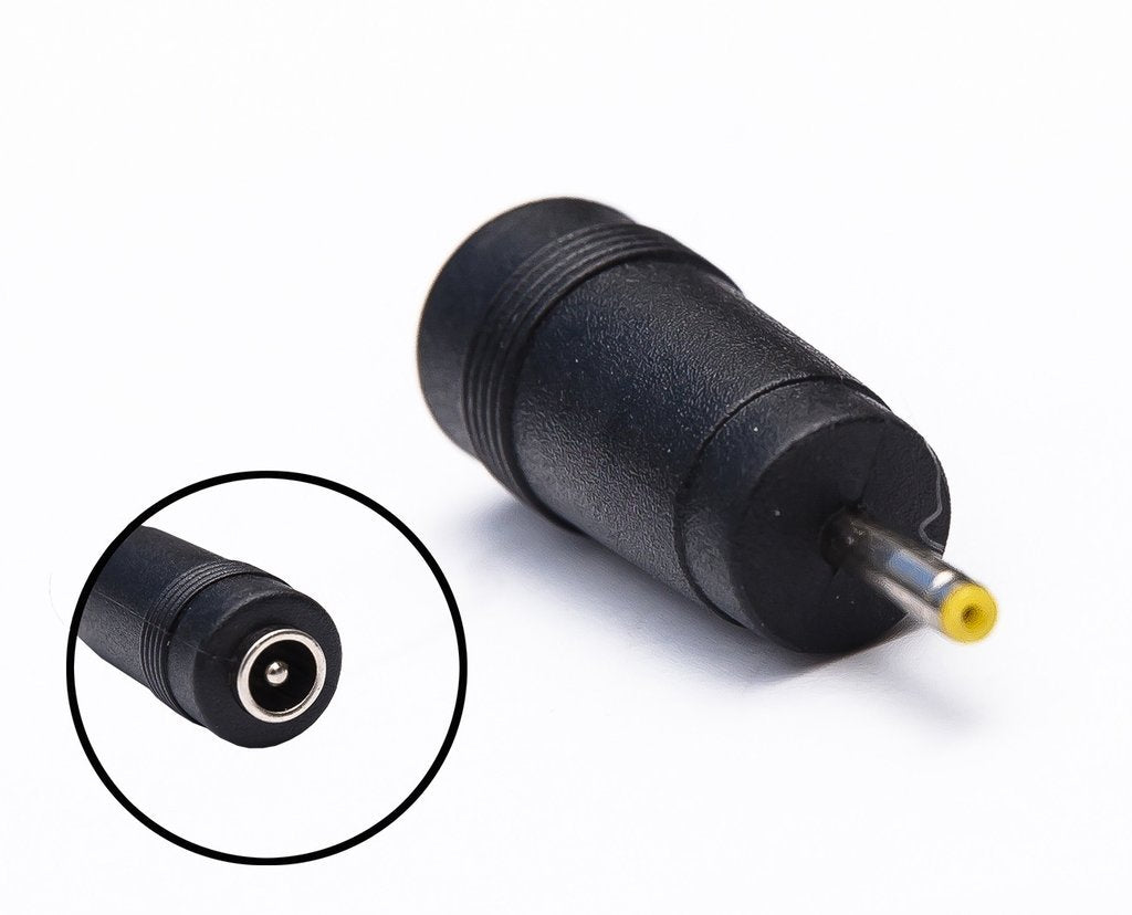 Omnihil Plug Converter 5.5Mm X 2.1Mm Female Plug To 2.5Mm X 0.7Mm Male Plug