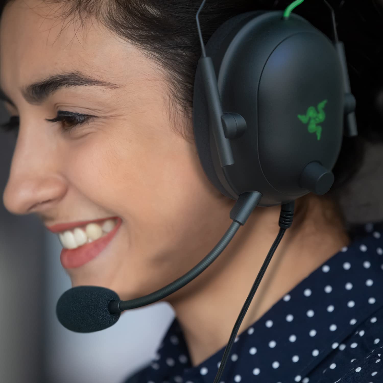 Mic Replacement Fits For Razer Blackshark V2,V2 Pro,V2 Special Edition Wireless Gaming Headsets, Noise Cancelling 3.5Mm Jack Boo