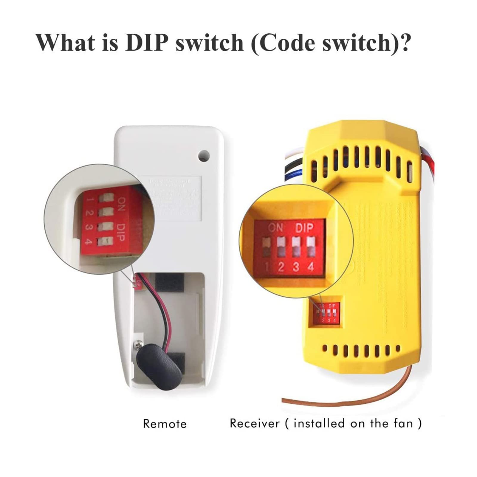 Universal Ceiling Fan Remote Control Kit With Dimmer For 3 Speed Ac Ceiling Fan Replacement For Hampton Bay Hunter Kujce9103 Fan