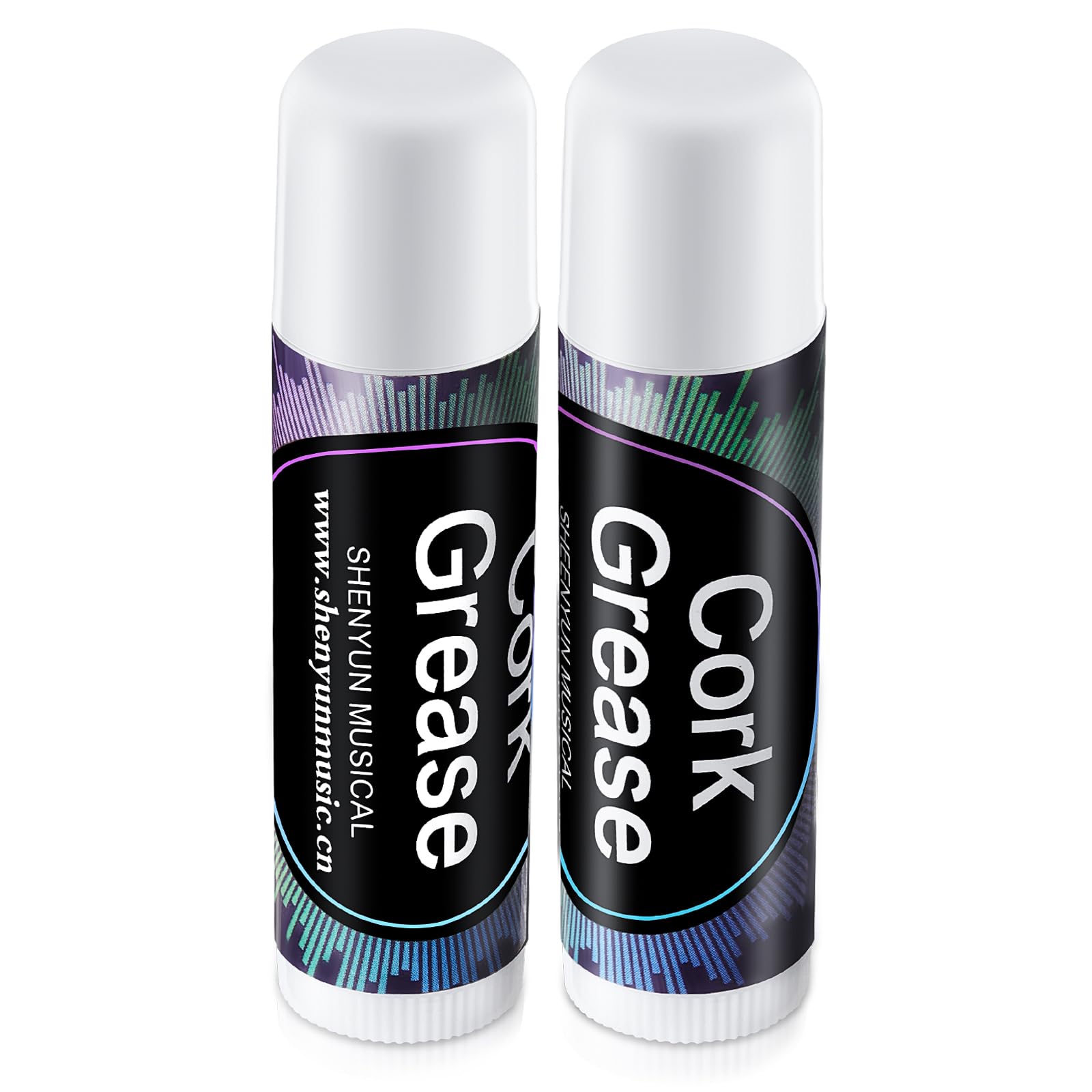 Tondiamo 4 Pieces Cork Grease for Clarinet Flute Grease Lubricant Tube Cleaning and Care Product Woodwind Instruments Accessory 