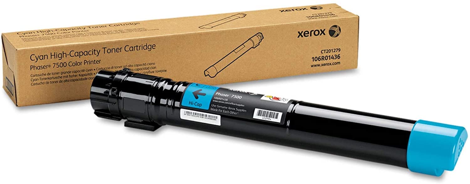 Xerox 106r01436 High Yield Toner, 17,800 Page Yield, Cyan