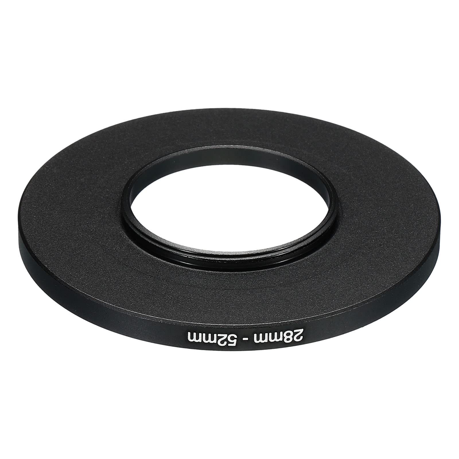 Patikil 28Mm 52Mm Metal Step Up Ring, Camera Lens Filter Adapter Ring Aluminum Filter Adapter Ring For Camera Lenses Hood, Black