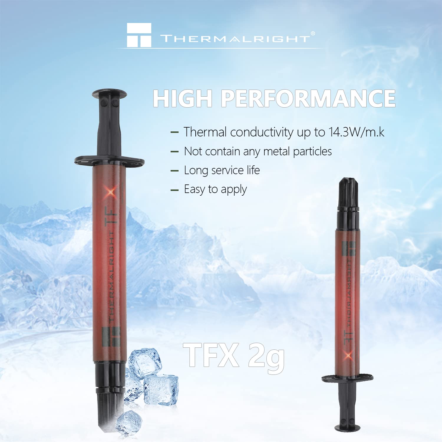 Thermalright Tfx 2G Thermal Paste,The High Performance Thermal Grease For Cooling All Processors, Heat Sink Paste High Durabilit