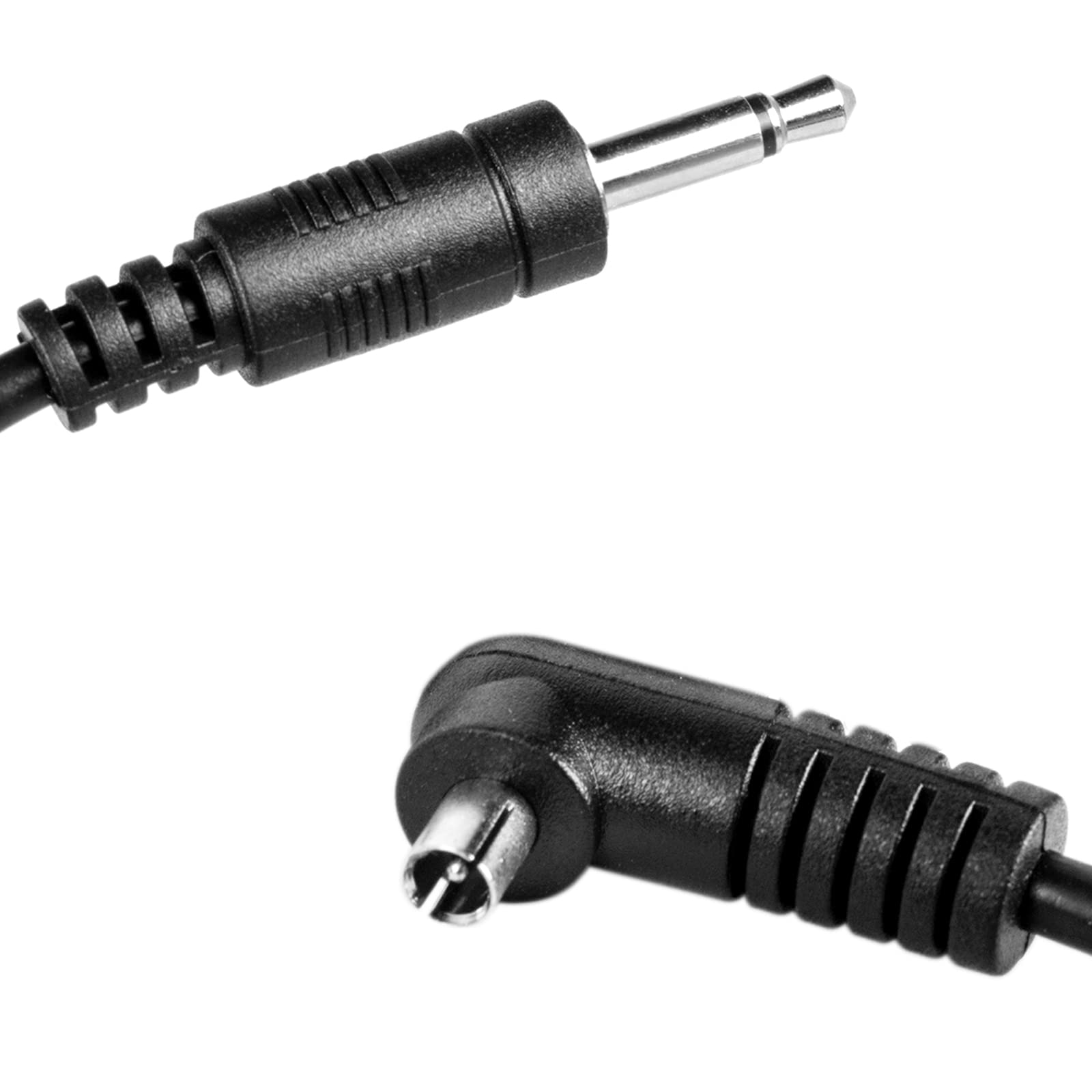 Fotoconic 10Ft/3M 3.5Mm To Male Flash Pc Sync Cord Cable With 6.35Mm To 3.5Mm Jack Adapter For Studio Strobe Trigger Camera Lighting