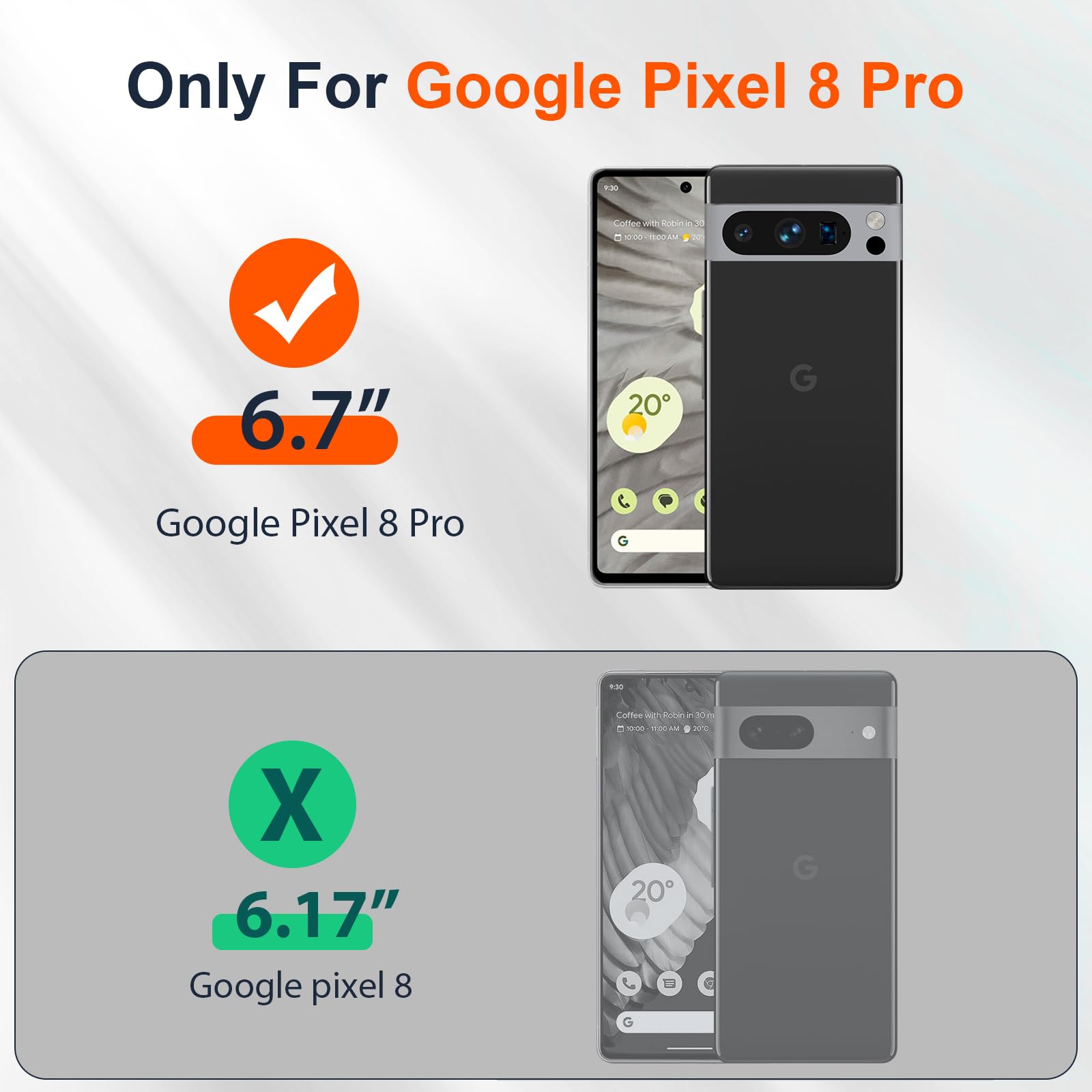 Jame For Google Pixel 8 Pro Case, Slim Tough Rugged Shockproof Protective Pixel 8 Pro Phone Case With Metal Ring Kickstand For G