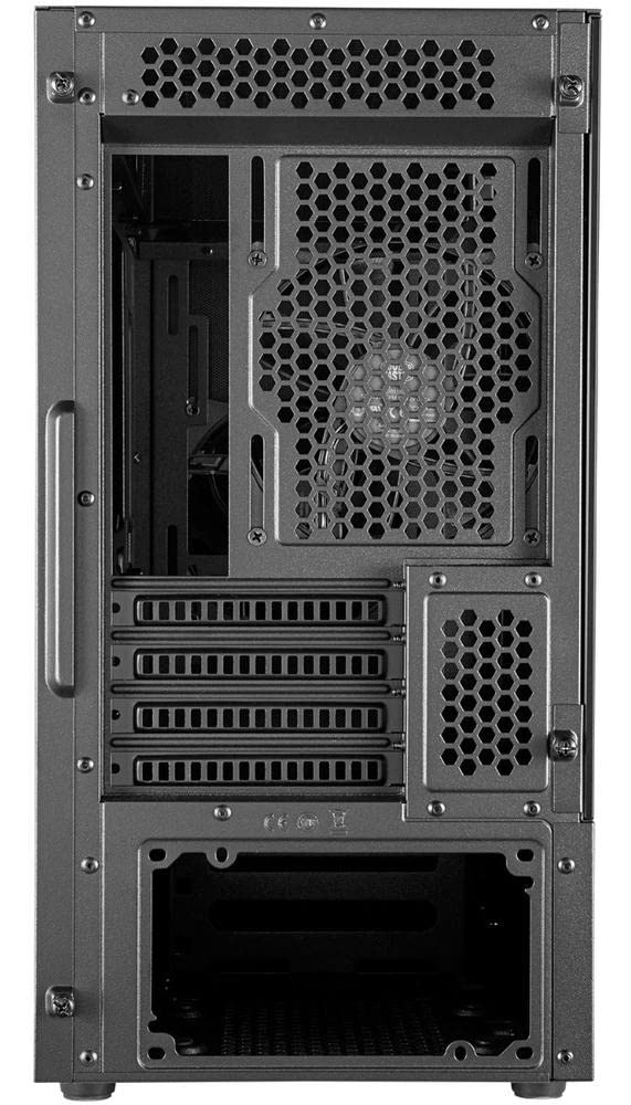 Cooler Master Masterbox Nr400 Micro Atx Tower With Front Mesh Ventilation, Minimal Design, Tempered Glass Side Panel And Single