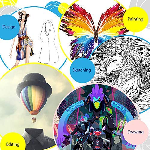 Xppen Artist 22 2Nd Drawing Tablet With Screen Graphics Tablet 122% Srgb With 8192 Levels Battery-Free Stylus, 21.5Inch Pen Disp