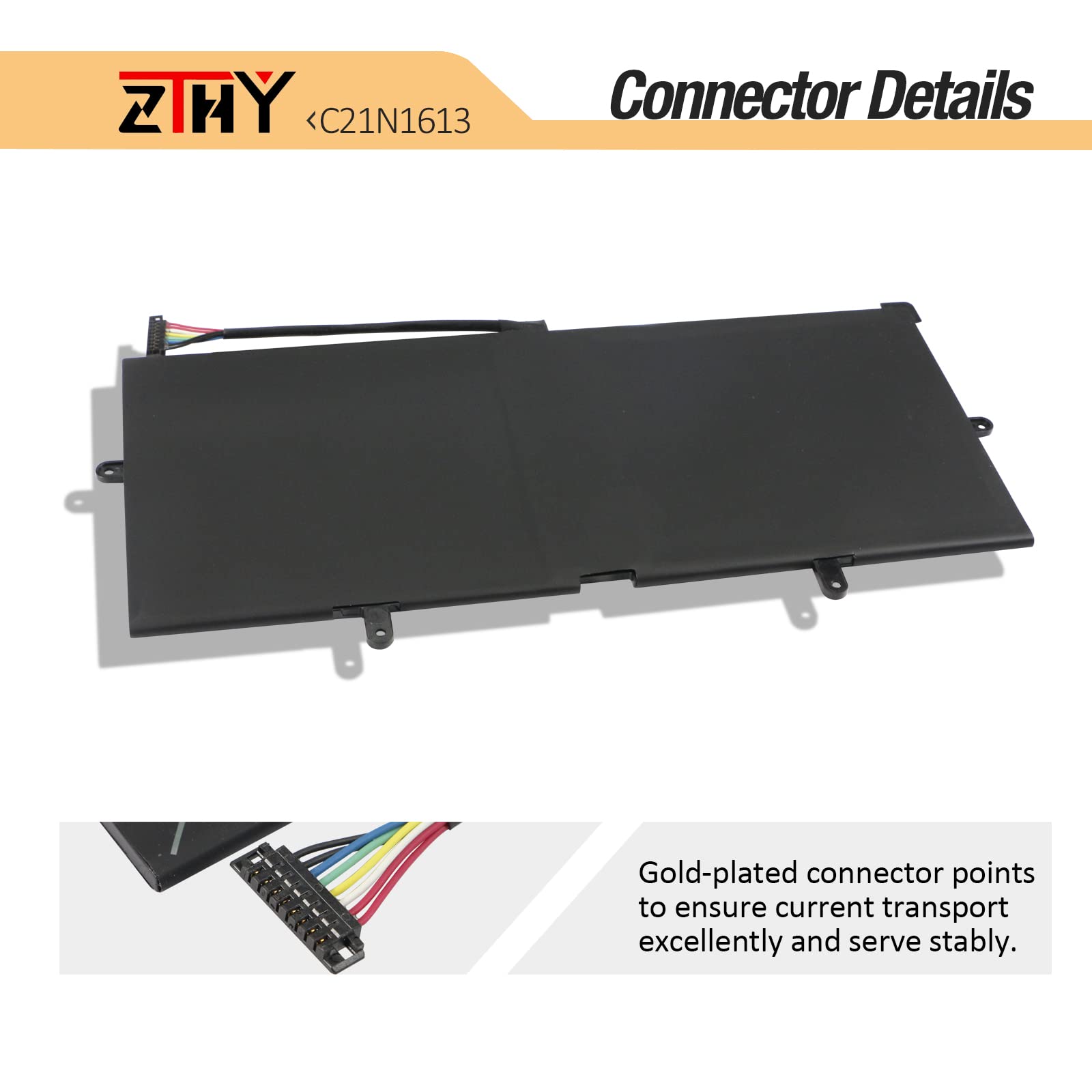 Zthy C21N1613 Laptop Battery Replacement For Asus Chromebook Flip C302 C302C C302Ca C302Ca Dh75 G C302Ca Dh54 C302Ca Dhm3 G C302