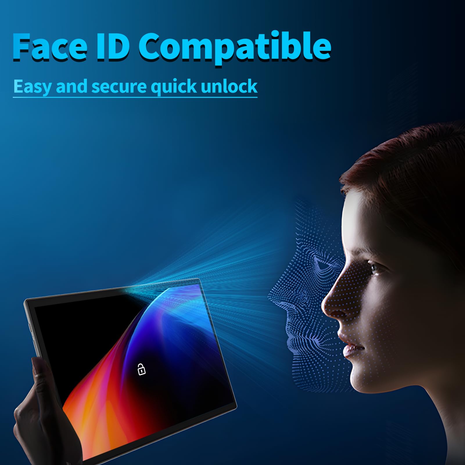 Yleebg Android Tablet With Keyboard,10 Inch Android 14 Tablet, 12Gb Ram 128Gb Rom, 1Tb Expand, 8000Mah, 2.4G/5G Wifi, Bluetooth,