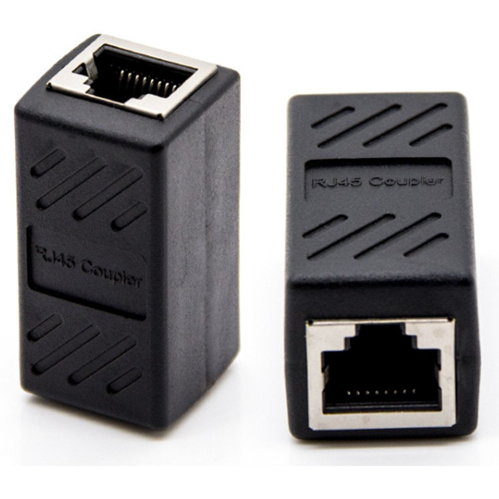 Yoqxhy Rj45 Couplers,In Line Coupler Cat5 Cat5E Cat6 Cat7 Ethernet Cable 8P8C Extender Adapter Female To Female,(20 Pack)