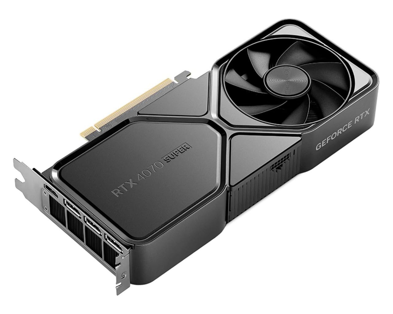 Nvidia   Geforce Rtx 4070 Super 12Gb Gddr6X Graphics Card   Titanium/Black