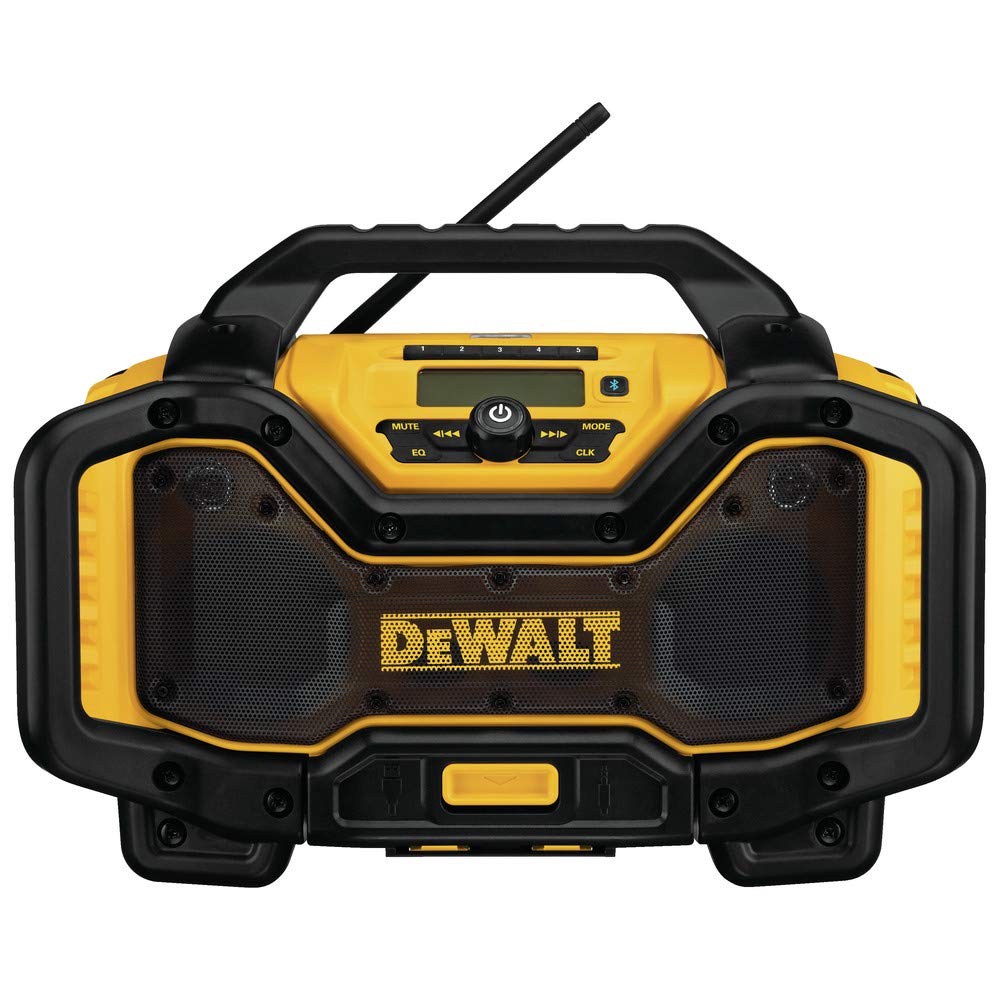 Dewalt 20V Max Bluetooth Radio, 100 Ft Range, Portable For Jobsites (Dcr025)