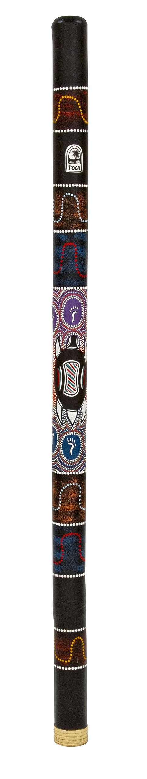 Toca DIDG-PT Bamboo Didgeridoo - Turtle Design
