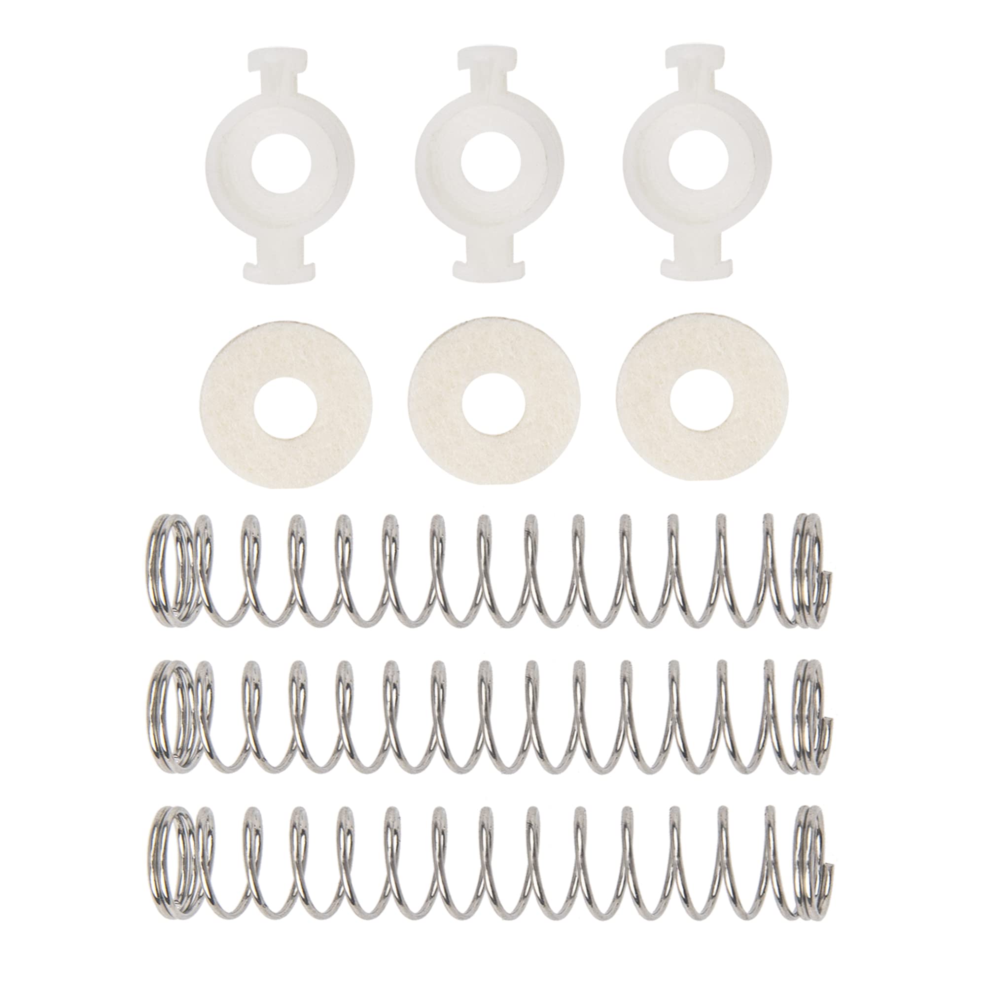 1Set Yootones Trumpet Repair Kit Trumpet Finger Buttons Valve Cap Screw Drain Valve Key Piston Spring Compatible With Trumpet Pa