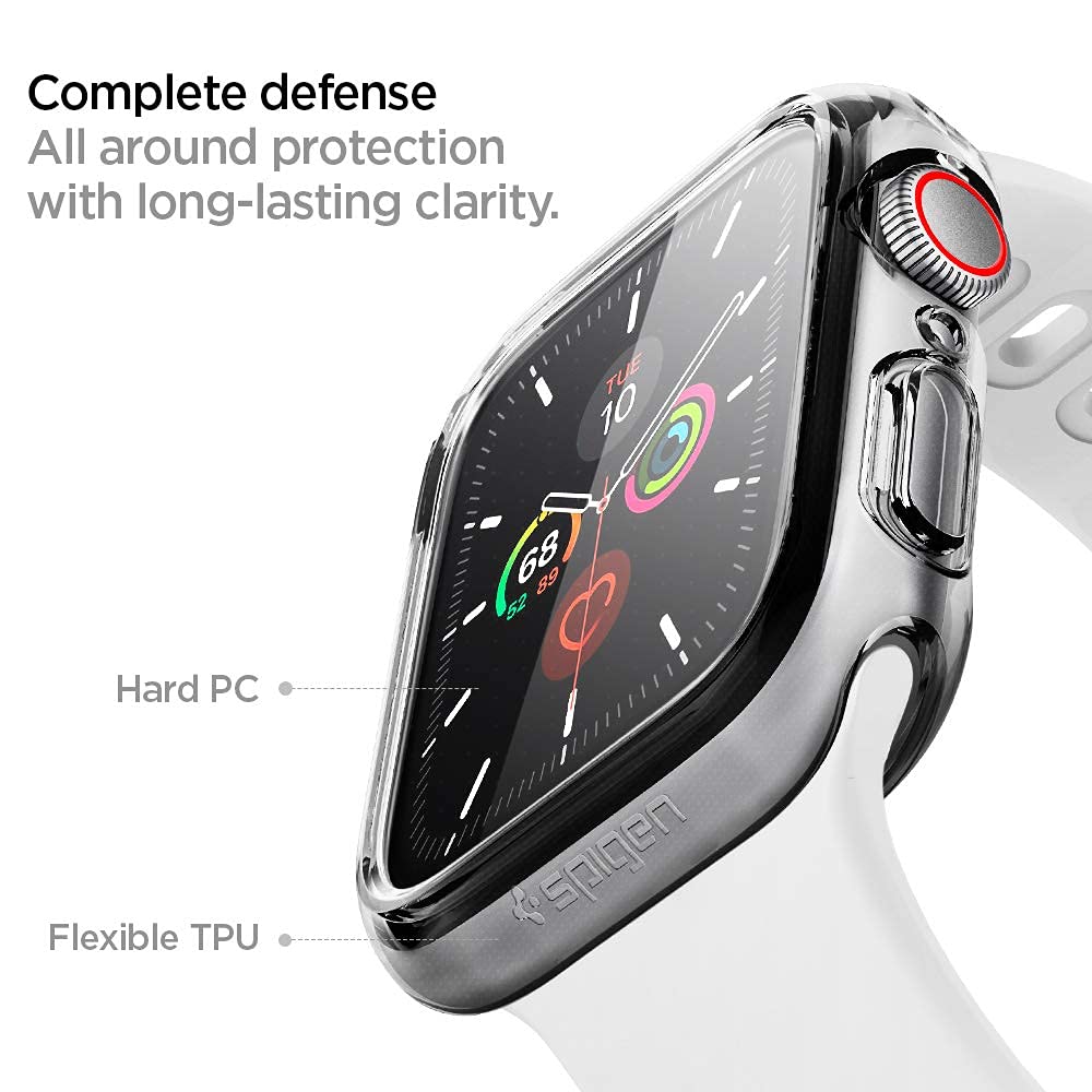 Spigen Ultra Hybrid Designed For Apple Watch Screen Protector Case Series Se3/Se2/6/Se/5/4 (40Mm) - Crystal Clear