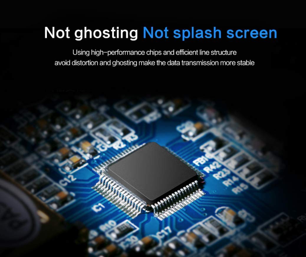 Elecable Usb To Vga Adapter Cable 6.5Ft Compatible With Mac Os Windows Xp/Vista/10/8/7, Usb 3.0 To Vga Male 1080P Monitor Displa