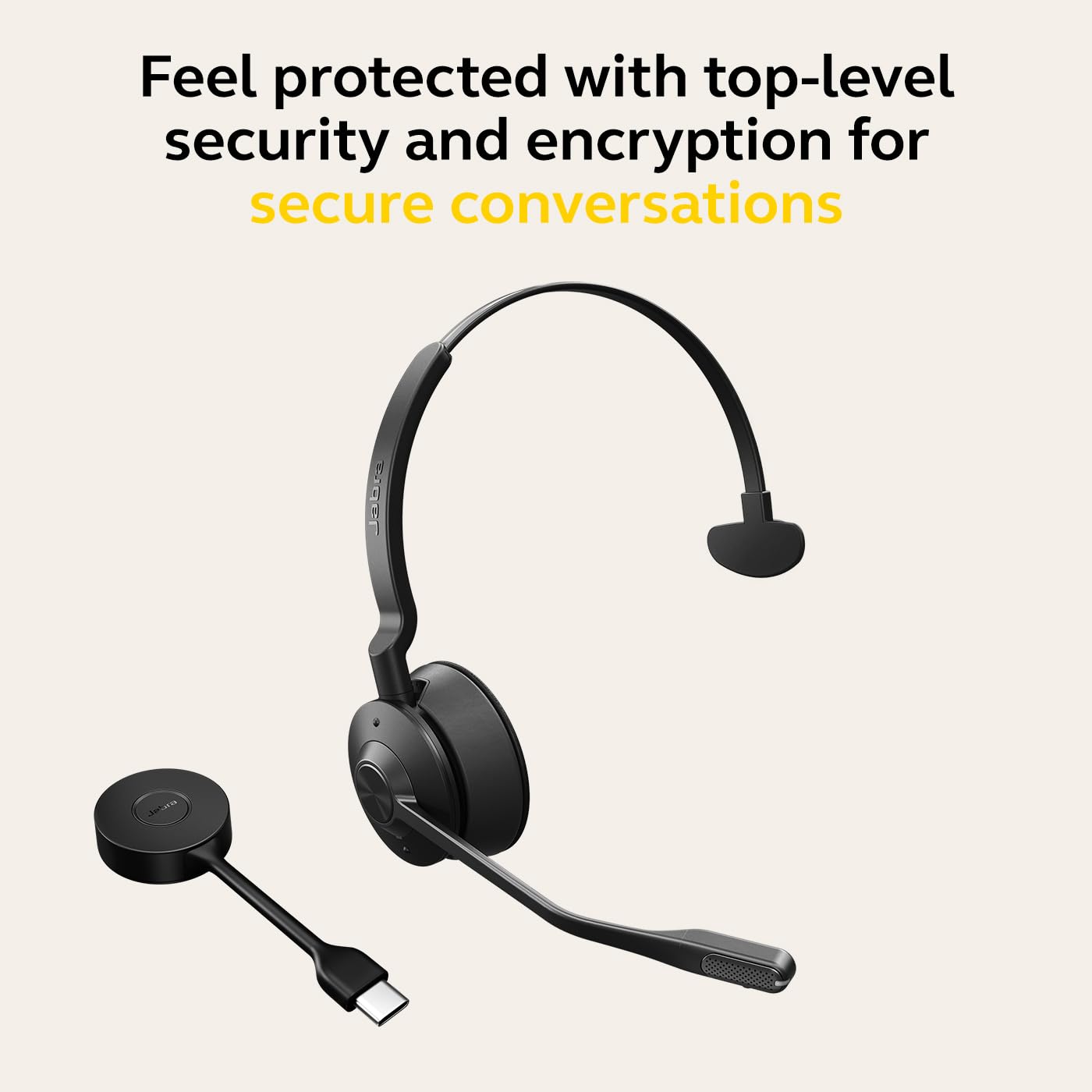Jabra Engage 55 Mono Wireless Headset With Dect Adapter And Charging Stand   Noise Cancelling Mic, Extensive Range   Certified F