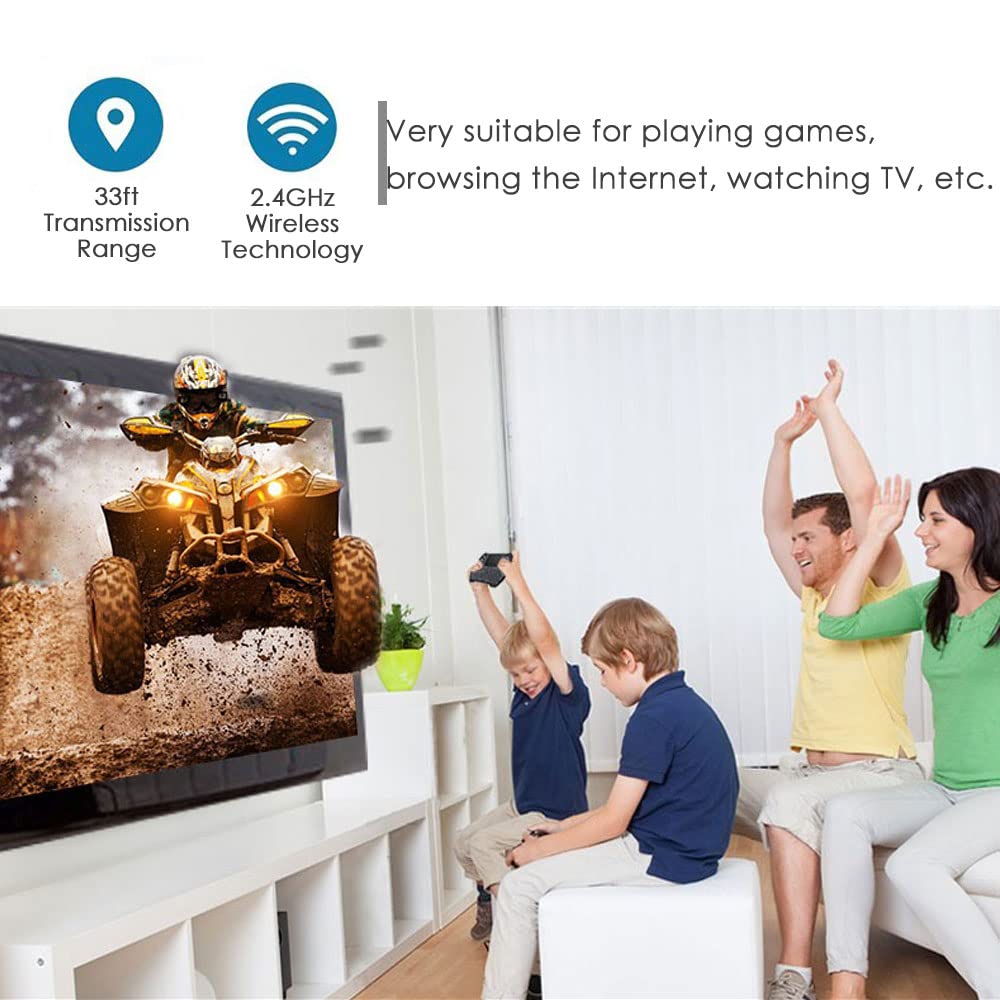 Bl Mini Wireless Keyboard Remote Control With Touchpad Mouse Combo, Backlit 2.4Ghz Mini Keyboard Wireless Usb Dongle Rechargeabl