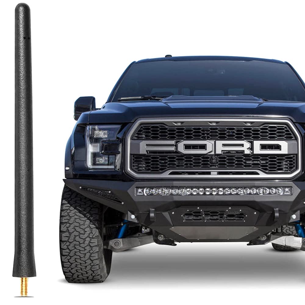 Short Antenna For 2009 2023 2024 Ford F150 Accessories, 6 3/4 Inch Truck Car Ford F150 F250 F350 Antenna Replacement Upgrade For