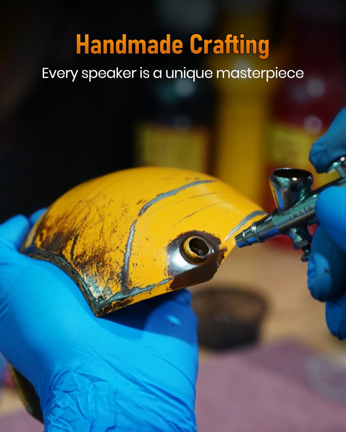 Gravastar Mars Pro Portable Bluetooth Speaker New Version, Deep Bass Loud Stereo Sound, 15H Playtime, 6 Rgb Lights, Dual Pairing