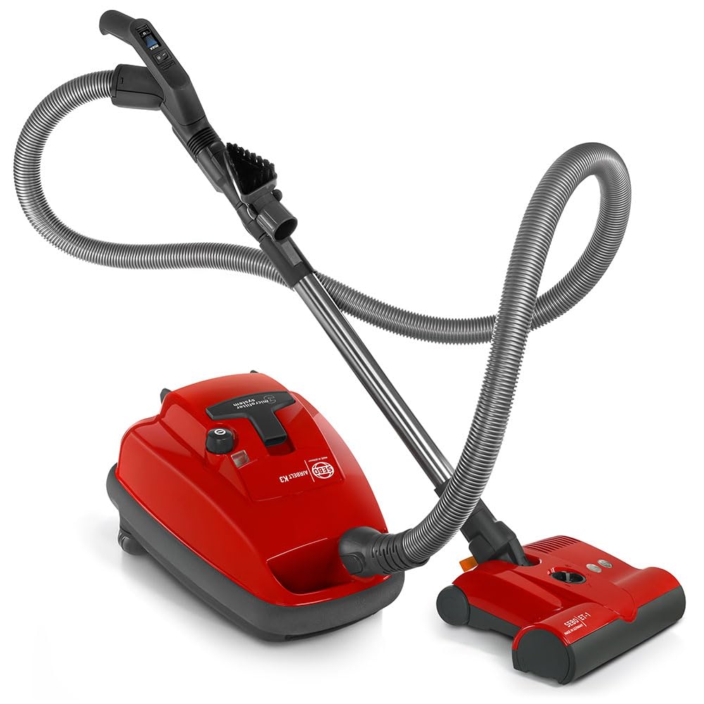 Sebo 9687AM AIRBELT K3 Premium Canister Vacuum Cleaner with 7-Year Motor Warranty, Comes with Powerful ET-1 Powerhead for Pets a