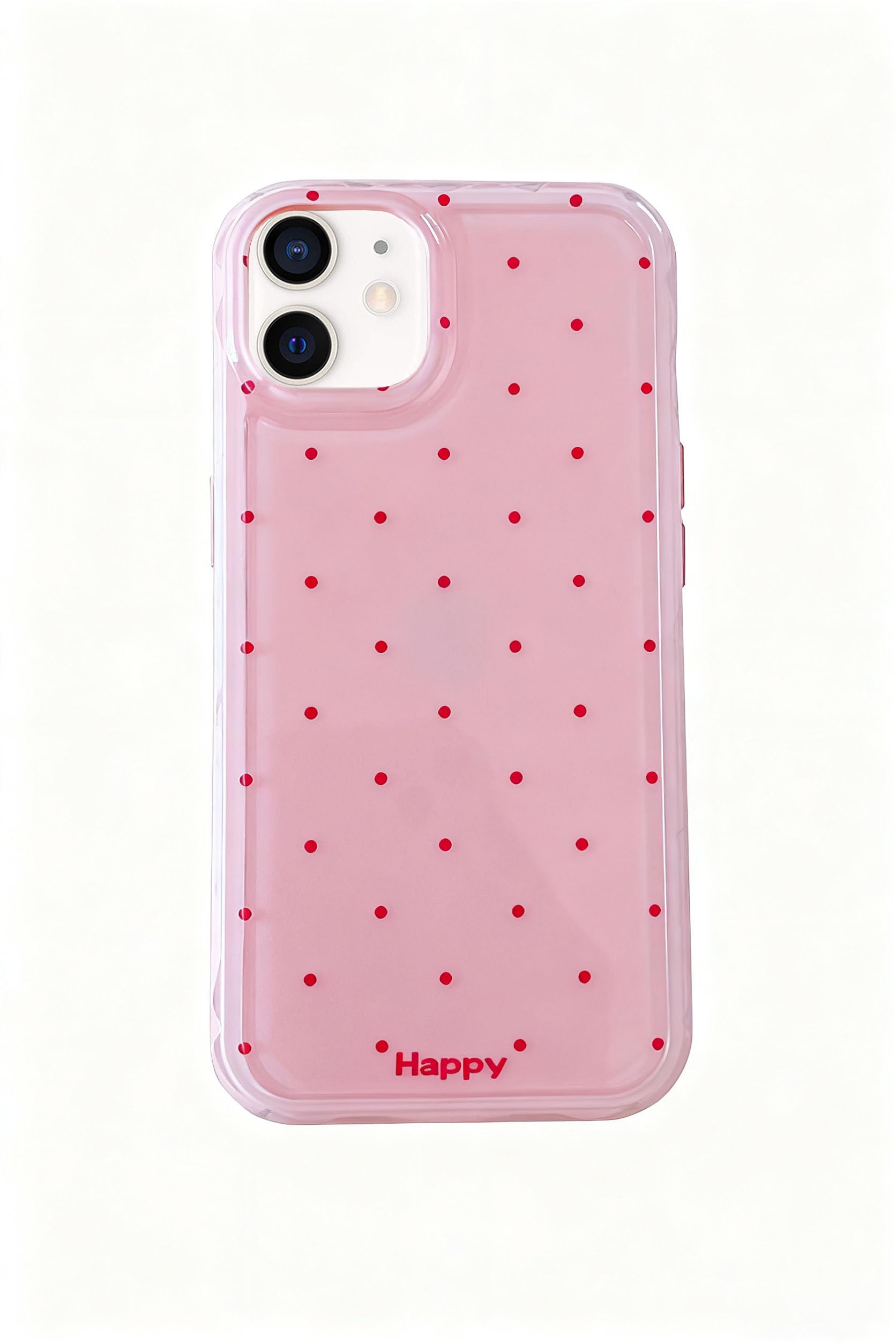 Dwginnt for iPhone 12 Case,iPhone 12 Pro Case 6.1 Inch Cute Polka Dot Phone Case Soft TPU Durable Protective Aesthetics Design C