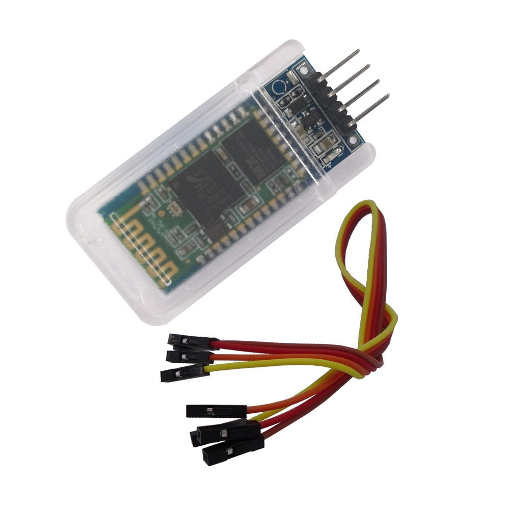 DSD TECH HC-06 Wireless Bluetooth Serial Transceiver Support Module Slave and Master Mode for Arduino + 4PIN Dupont Cable