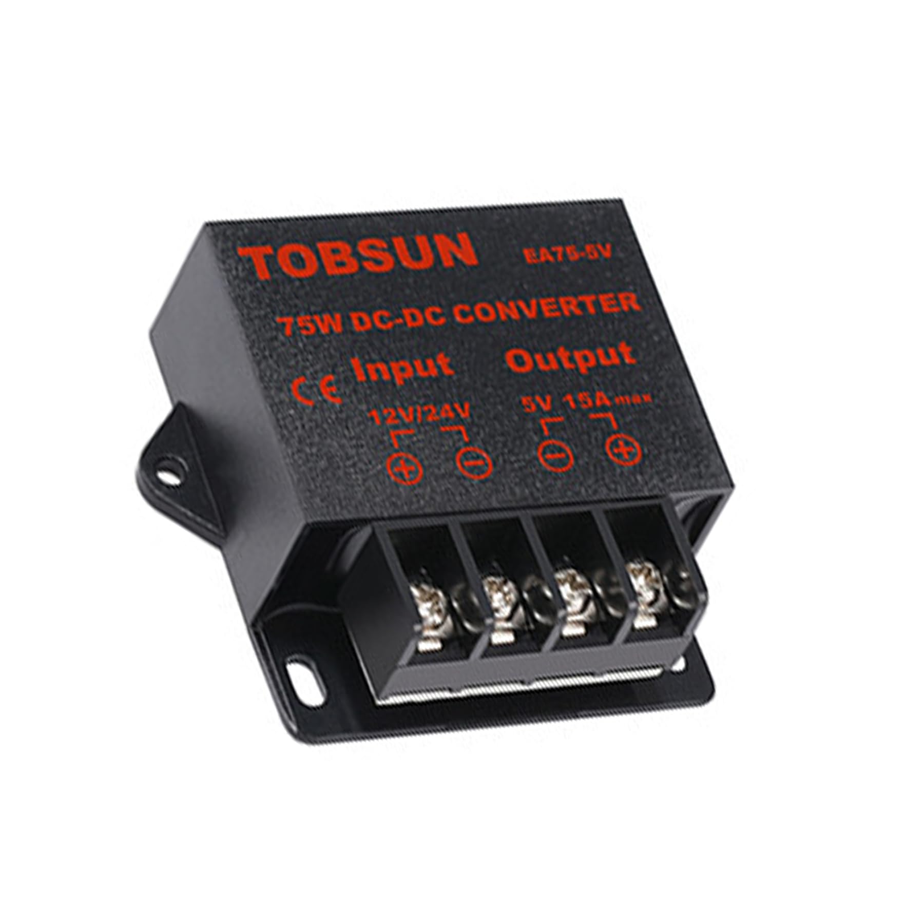 Mggi Dc/Dc 12V 24V To 5V 15A 75W Voltage Reducer Converter Regulator, Step Down Converter Regulator Dc To Dc Waterproof Power Su
