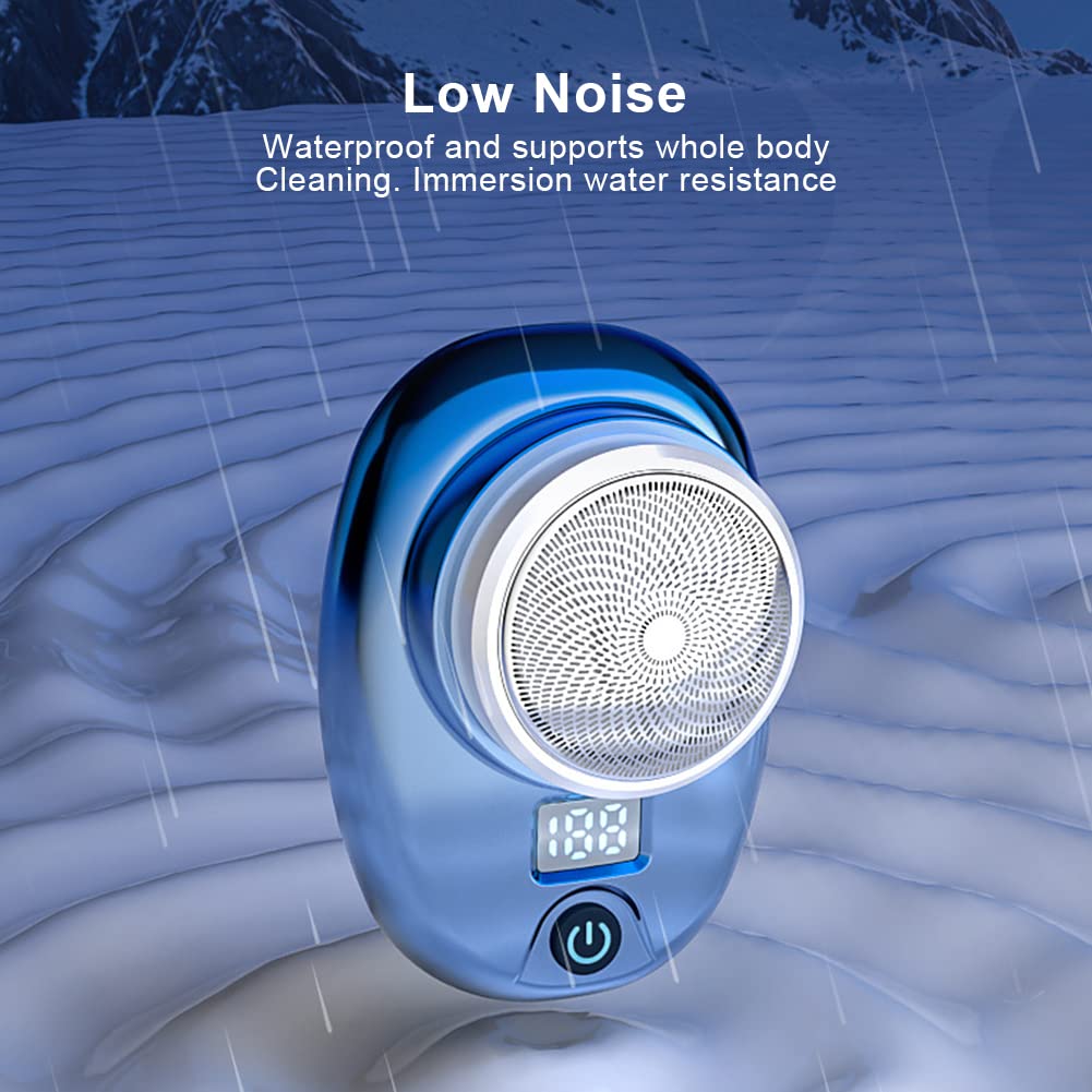 Electric Shaver, Mini Shaver Portable Electric Shaver For Men, Usb C Fast Charging, Pocket Size Shaver Wet And Dry Razor, Easy U