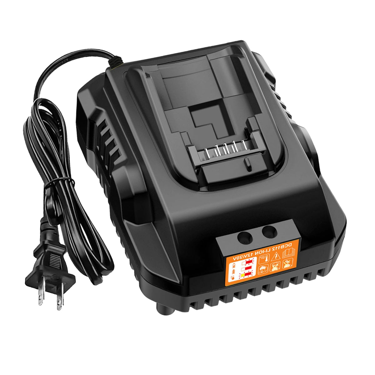 Lenoya Replacement For Dewalt 20V Max* Charger Dcb112 Dcb115 Comaptible With Dewalt Dcd Dcf Dcg Series Cordless Power Tools Blac