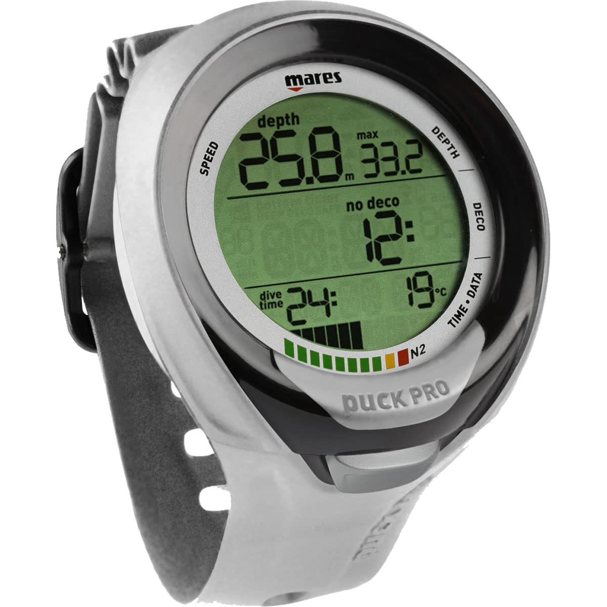 Mares Puck Pro Plus Wrist Dive Computer, All Black (414135 Bkbk)