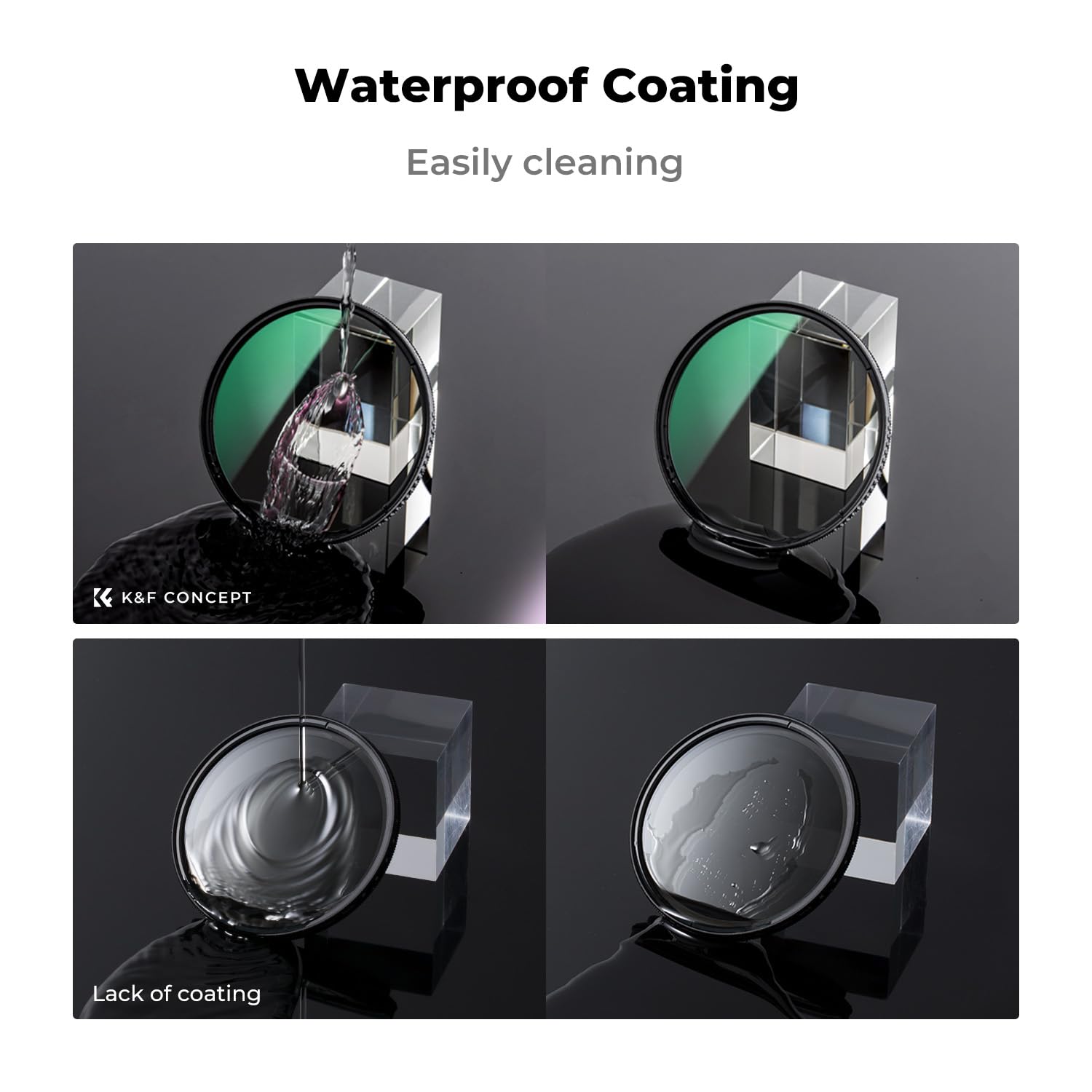 K&F Concept 58Mm Circular Polarizer Lens Filter With Filter Cap Optical Glass Ultra Slim Polarizing Cpl Filter With 24 Multi Lay