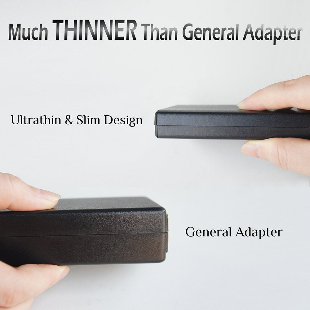 Zozo 65W Universal Laptop Power Adapter Charger For Acer Asus Toshiba Dell Lenovo Hp Samsung Sony Gateway Fujitsu Ultrabooks Power Supply Cord W/Dc 15V 16V 18.5V 19V 19.5V 20Volt Output