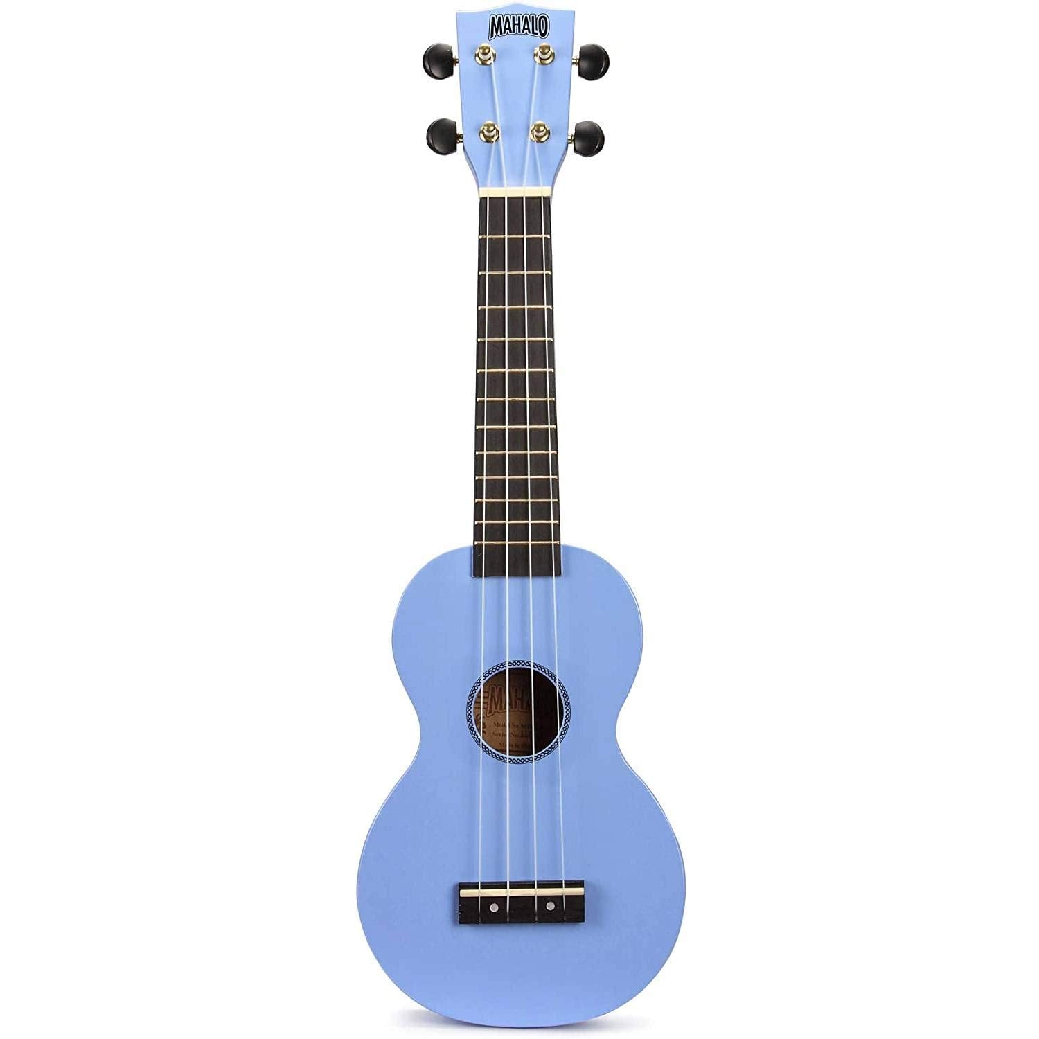 Mahalo MR1LBU Rainbow Series Soprano Ukulele - Light Blue, Stylish Design, Great Sound