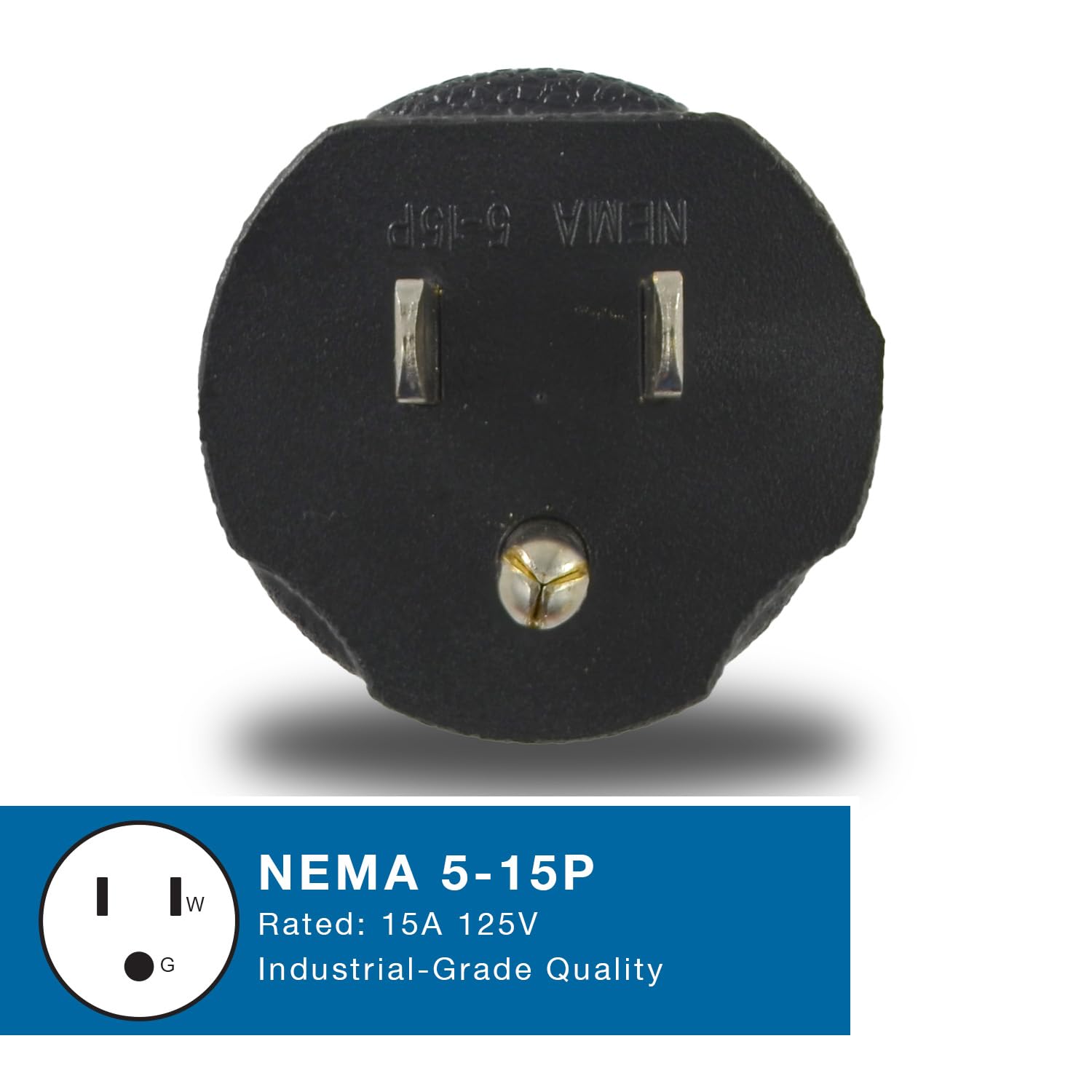 Conntek 3 30129(3 Pack) Nema 5 15P To Nema 5 15/20R Plug Adapter 15 Amp To 15/20 Amp