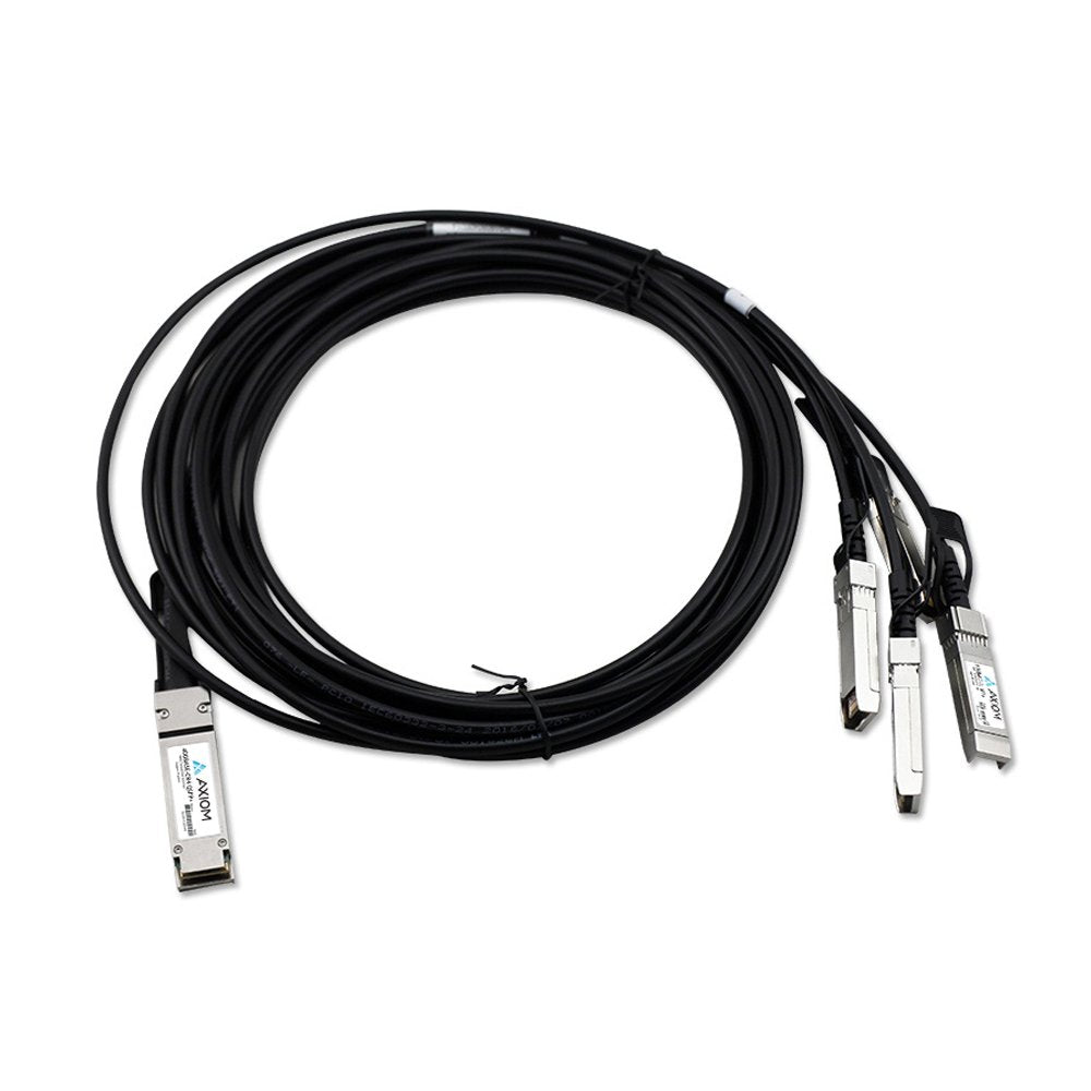 Axiom 40Gbase-Cr4 Qsfp+ To 4 10Gbase-Cu Sfp+ Passive Dac Avaya Compatible 3M, Fu
